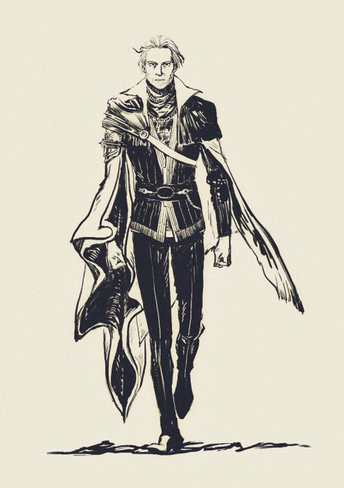 vicious-xuan:King Regis without scepter and leg brace