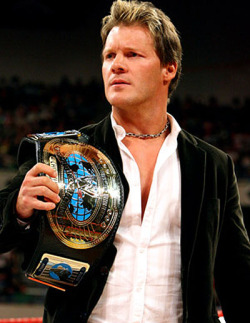 fishbulbsuplex:  WWE Intercontinental Champion Chris Jericho  Unf he looks damn hot here!!