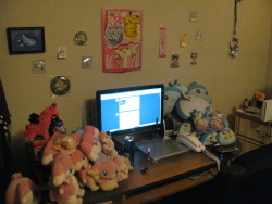 ok i cleaned up and hung some stuff on the