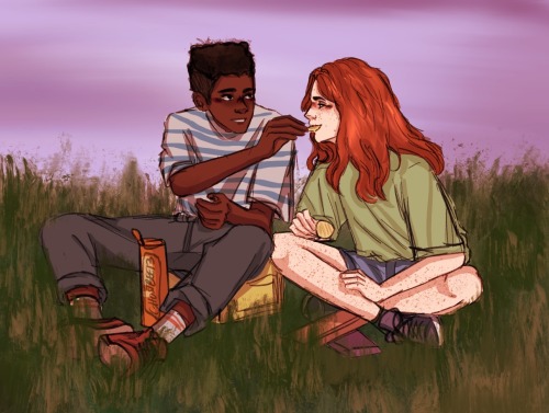 After Max Recovers, She And Lucas Have Dates Where They Sit In A Field And Enjoy Each Others Company