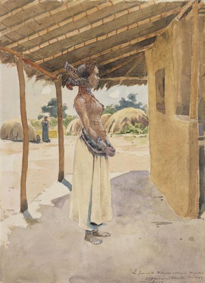 Via Vintage Congo:Bango BangoLa femme de Molemba, Sultan de Musekilo, Dec 1898État