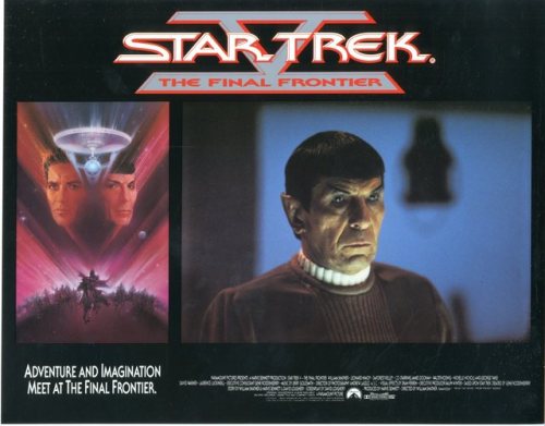 William Shatner, Leonard Nimoy and DeForest Kelley in “Star Trek V: The Final Frontier”  (1989)    l