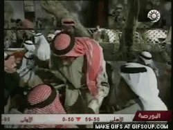 lztybrn:  the-absolute-funniest-posts:  laughingisbetter: gettin it al qaeda style~    This post has been featured on a 1000notes.com blog.  can you please learn the difference between al-Qaeda and Qatari festivities i mean for real right now