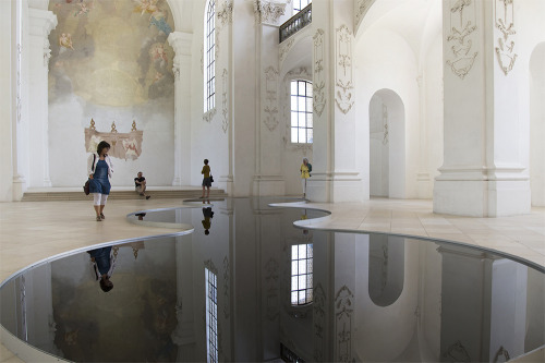 Beautiful Installation: La Mise en Abîme by Roman Crelier at the Abbey-church of Bellelay (via