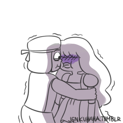 jenkuhaha:  Headcanon: Sapphire actually likes these corny pickup lines.Also someone stop me. Please. 