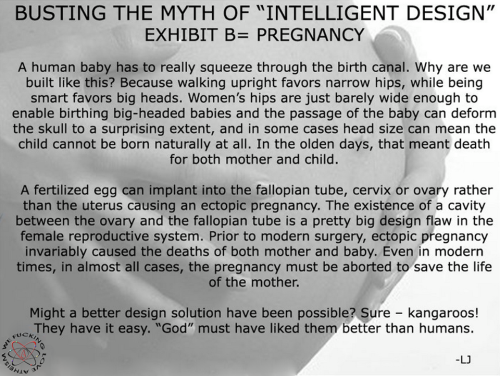 religion-is-a-mental-illness: “Intelligent design” isn’t, and your god is vestigial.