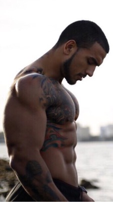 muscleworship808:  TATTOOS AND MUSCLE