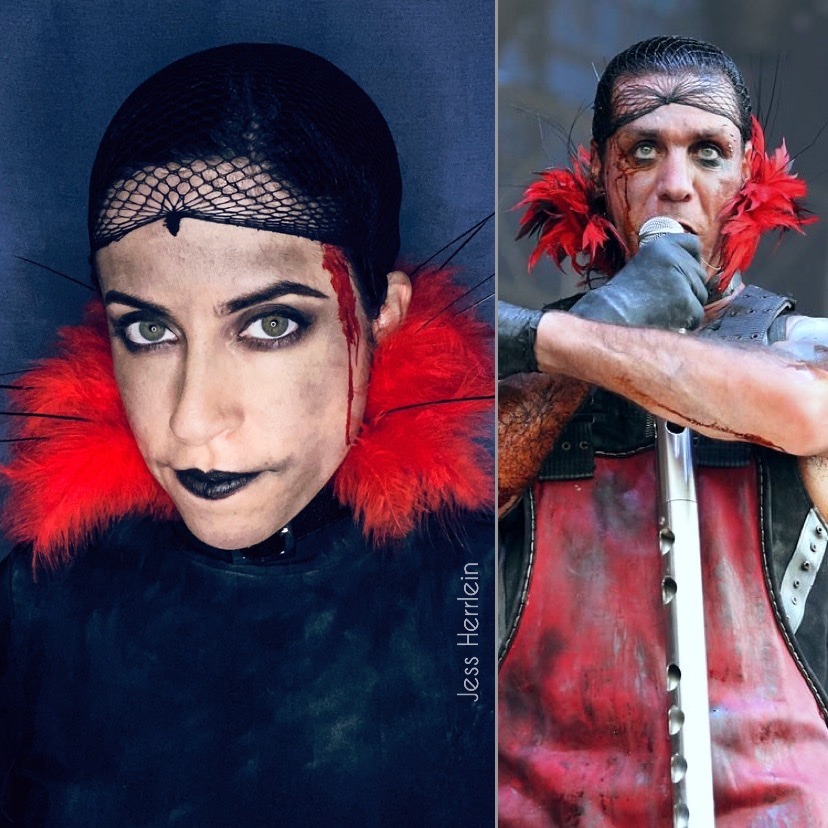 Dykker Deltage anekdote Jess Herrlein — #6: another Till Lindemann inspired makeup! The...