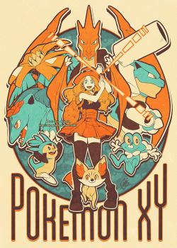 thecyberwolf:  Pokemon XY  by Gina Chacon