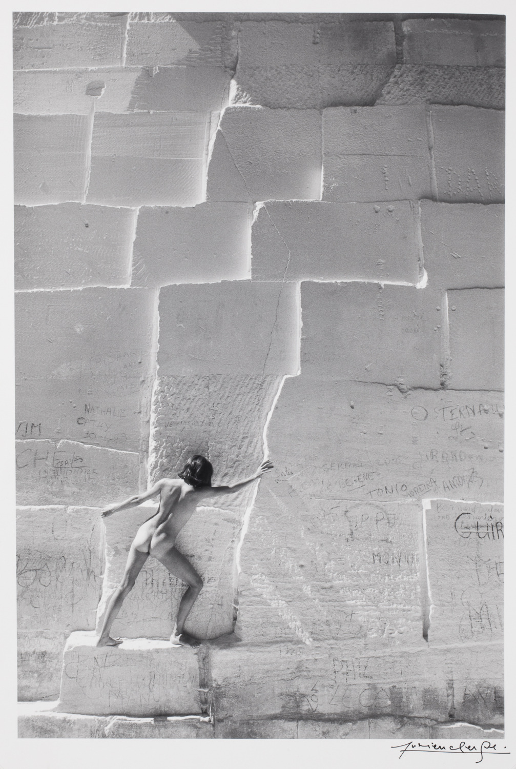 prairieartist: Lucien Clergue, Nude in the Quarries 1975 https://painted-face.com/