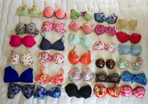onlymonica: What’s the difference between a bikini top and a bra? I love bras, and I love bikinis.  