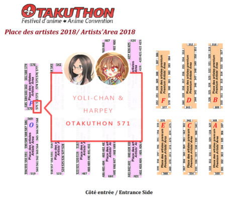 Come find us at Otakuthon this weekend in the back at 571 ~Tabling with @harpey