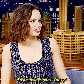 beneffleck:  “I like saying Daisy Ridley, that’s a great name to say” - Jimmy