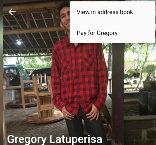 Pay for gregory with Gana, Naufal, Ichsan Luthfi, Marcellos, Bastian, Greg, Al, Faturrohman, and cah