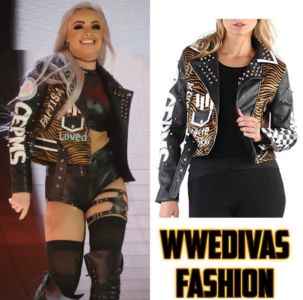 Liv Morgan was seen wearing the G&C by Coco Faux Faux Leather Black ...