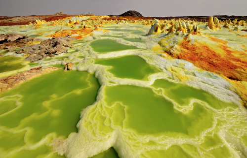 nubbsgalore: the alien like landscape of the ethiopian dallol hydrothermal field - a vast area of up