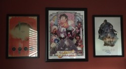 Submission from @theextrovertedmisanthrope:Steven and the Crystal Gems are now on my wall with another band of space rebels from Rogue One! Also a poster from one of my favorite bands.