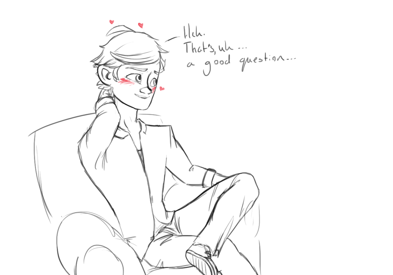 cannibalistic-cheesecake:  stand-in interviewee because Gabriel is off akumatizing