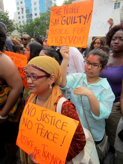 brownpeopleproblems:fuckyeahmarxismleninism:New York City: “South Asians in solidarity with Trayvon 