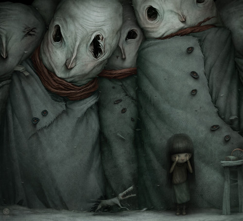 morbidfantasy21:I will not be deceived by Anton Semenov (gloom82 on artstation)