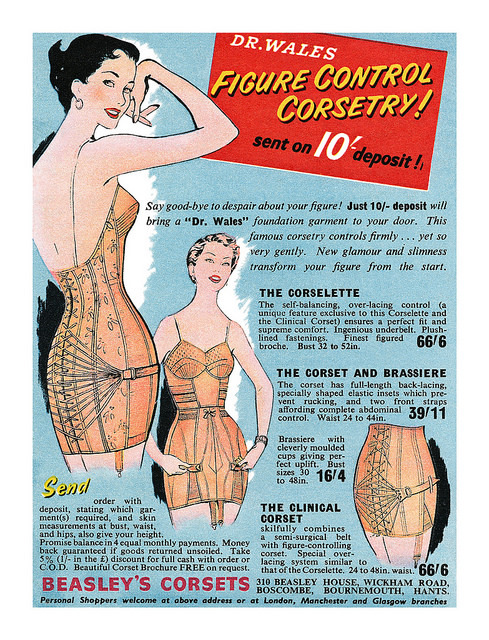 artfromthefuture: 1955 Beasley’s Corsets ad by totallymystified on Flickr.