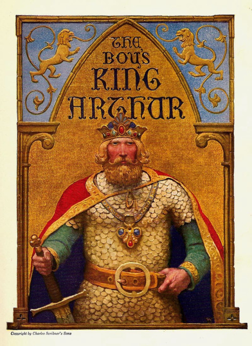 ungoliantschilde:Thomas Mallory’s “the Boy’s King Arthur” was reprinted by Charles Scribner’s Sons a
