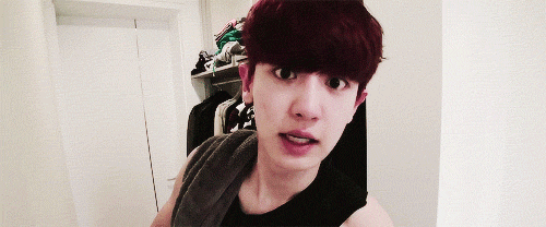 cheolyans:Cutie Chanyeol is ready for bed time~