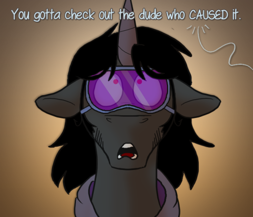 ask-king-sombra:  This… could be interesting.  …o_o Oh dear….