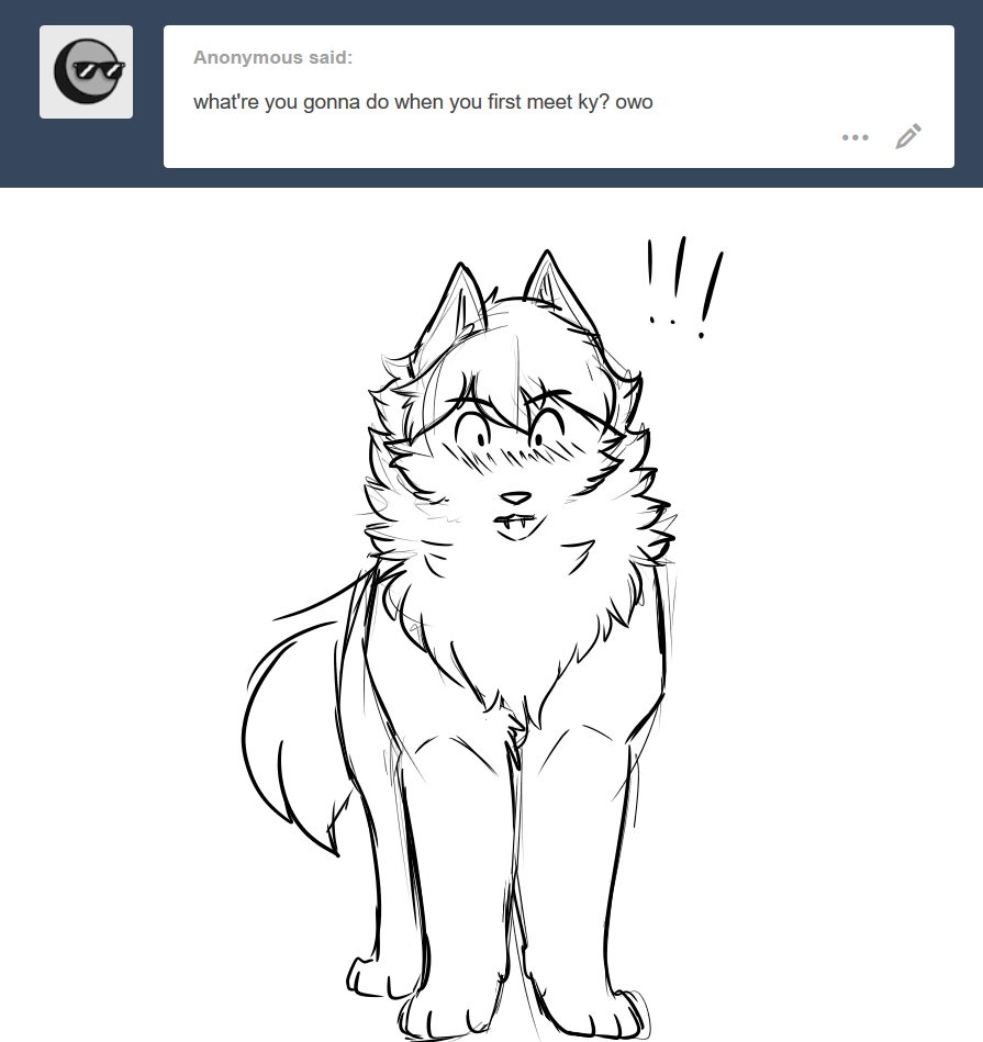 sianiithesillywolf:This is how we met… but as wolves! qqqqqqqqqqqqqqqqqqqqqqqqq