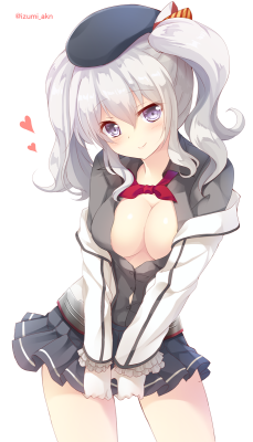 (via kashima (kantai collection) drawn by