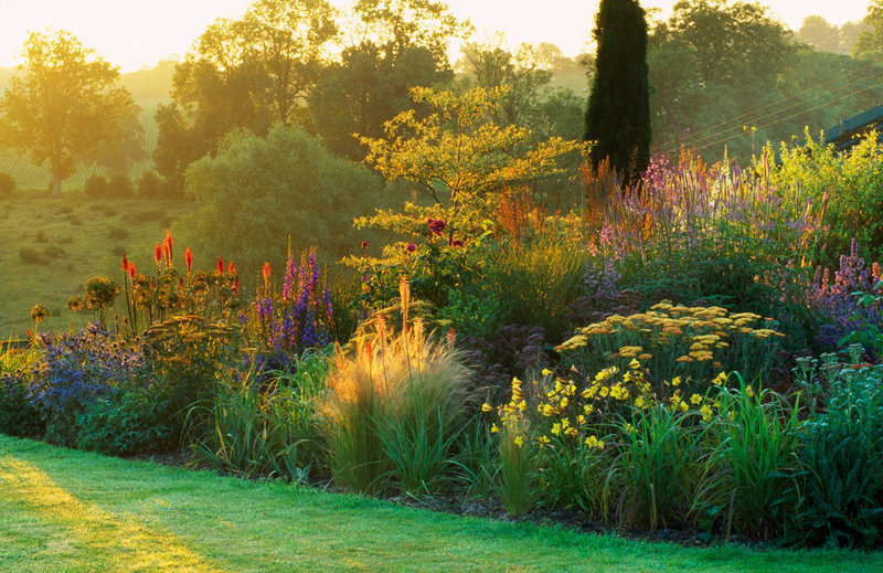 floralls:    PETTIFERS GARDEN, OXFORDSHIRE   by  Clive Nichols     