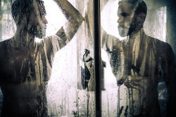 RESERVATIONS : LEVI SEVEN (shower) a photo series on the last place we can be anonymous. the hotel room. this series focuses on model Levi Jackson, in the Standard Hotel, the Highline, New York City, New York. photographed by Landis Smithers