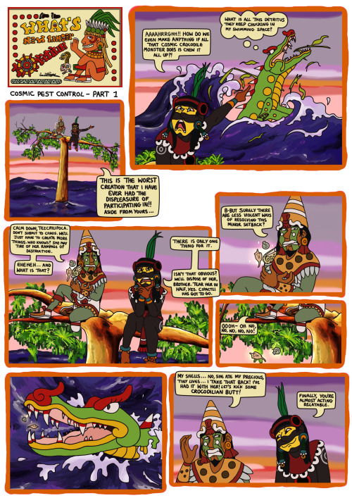 Full resolution: fav.me/da4rvvsNew comic, finally! This is part one of of the creation story 