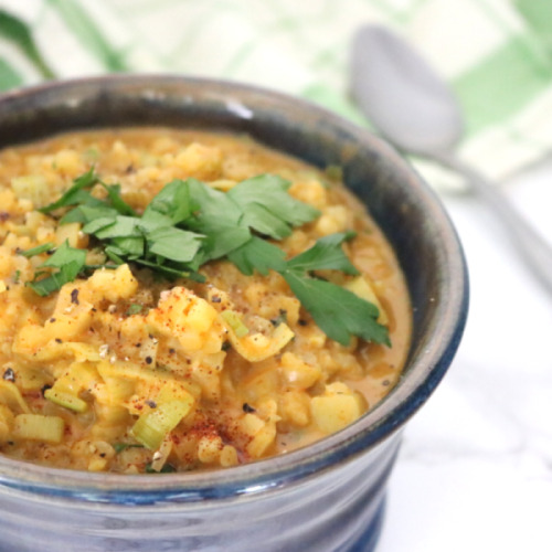 Not at all upset about this lunch&hellip; (via Low Carb Vegan Pumpkin Risotto)
