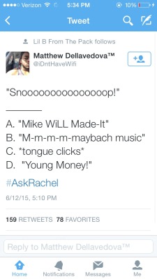 dangerouslysafefornow:  I can’t stop laughing reading the #AskRachel tag  Still funny