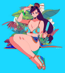 ichibrose:beach fun chun