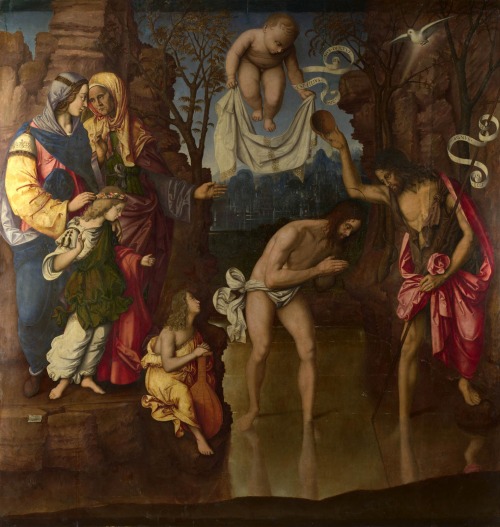 The Baptism of Christ, by Francesco Zaganelli, National Gallery, London.