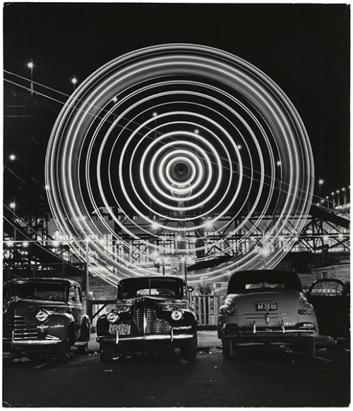 nobrashfestivity:andreas feininger, ferris wheel