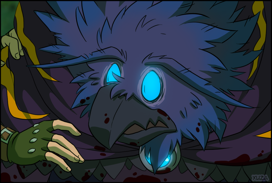 xuza:  Something of a continuation of this comic…! After he lost his amulet, Vronaak