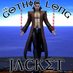 Leather Works: Gothic Long Jacket For M4 Don&Amp;Rsquo;T Have Cool Enough Clothing