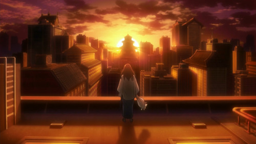 Last episodes of Gintama (2015) had some epic color planning and digital effects on the backgrounds.