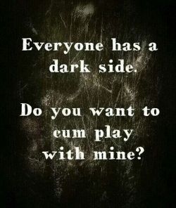 dominantdj:  iamadominant:  It’s very dark My love ~!  Do you??