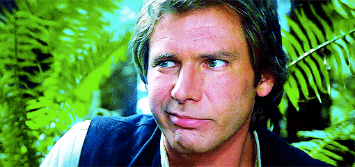 luke-skywalker:Han Solo in every movie.