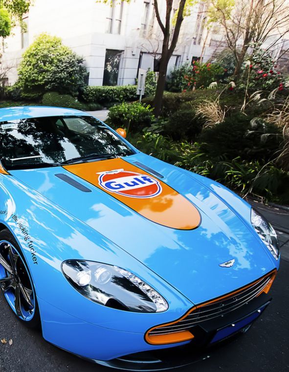itsbrucemclaren:    Aston Martin Vantage V12 Gulf  