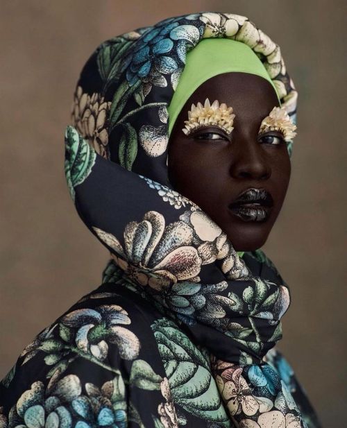 modelsof-color:  Arame Sall by Kikixue Paris for Vogue Greece - October 2021