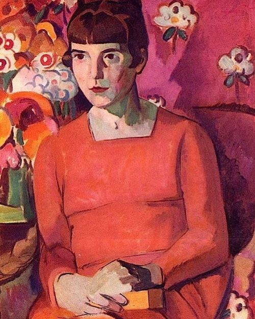 Portrait of Katherine Mansfield by Anne Estelle Rice