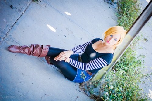 XXX ladies-of-cosplay:RinaMx as Android 18 (Dragon photo