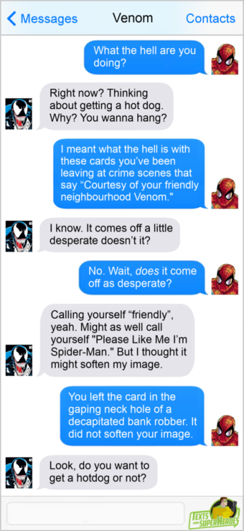 thesuperheroesnetwork:Texts From Superheroes