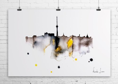 archatlas:  Watercolor Cityscapes Alex