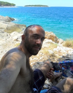 9Outta10:  Hot Croatian Dude With Nice Cock.  A Handsome, Hairy, Sexy Looking Man.